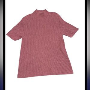 Beldoch Popper Women's Vintage Plum Turtleneck Sweater Size Medium